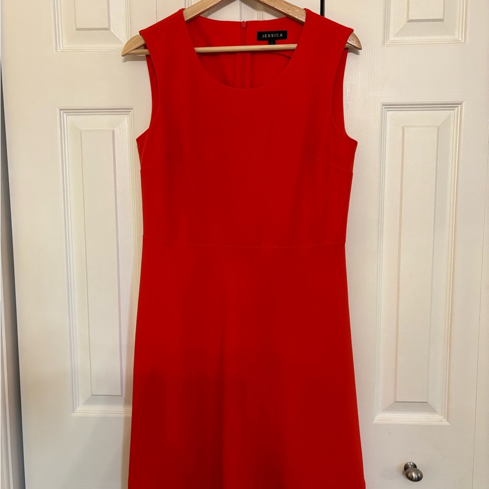 Jessica Red Sleeveless Dress